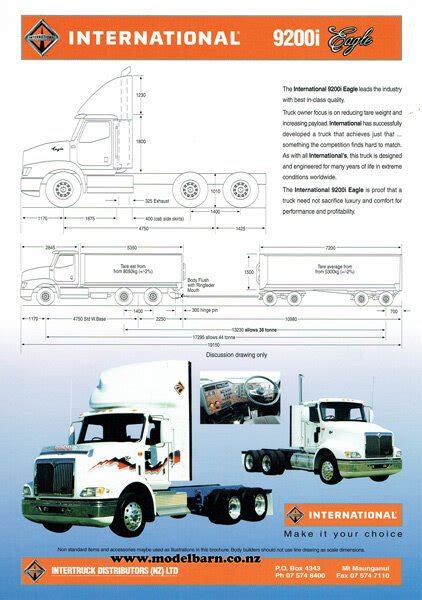 International 9200i Eagle Truck Brochure 2000 New Zealand Editions Nz