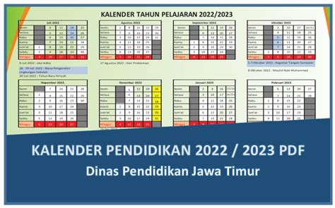 Kalender Pendidikan 2022 Dan 2023 Jawa Timur Riset Riset
