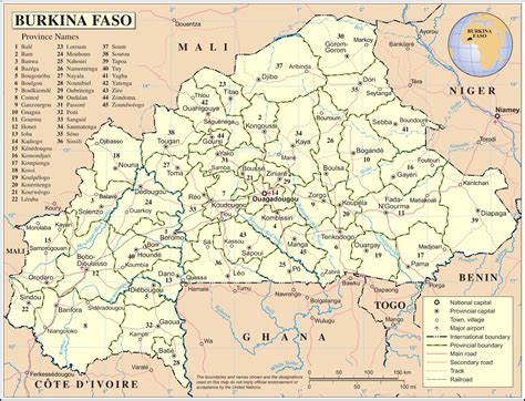 Burkina Faso Mapas Geográficos De Burkina Faso Enciclopédia Global