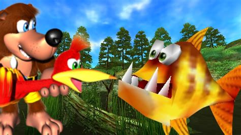 Legend Of Banjo Kazooie The Jiggies Of Time Fish Go Aww At Blubber