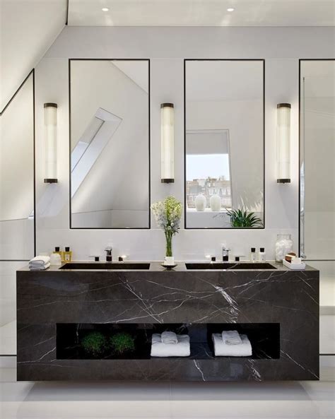 As you know, vanities have a very important function for every bathroom. Phenomenal bathroom mirror ideas for double sink #bathroom ...