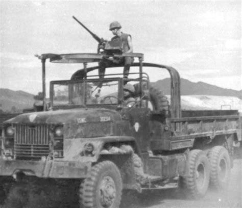 Delta Co 1st Bn 7th Marine Rgt Supply Truck On The Road From Hill