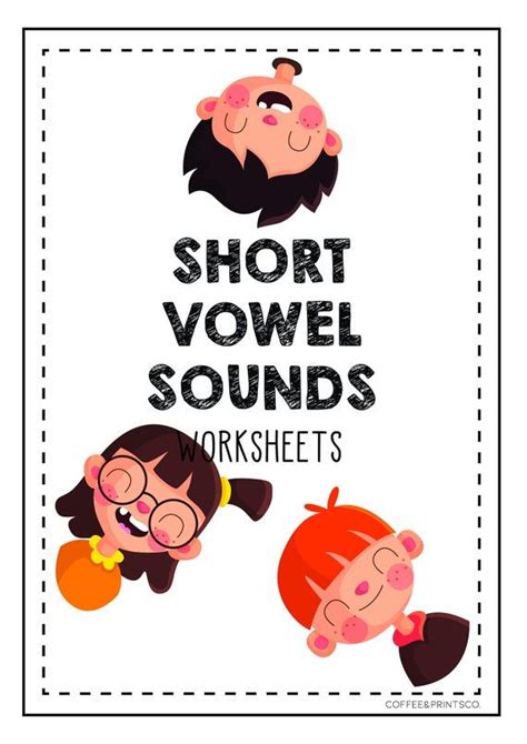 Worksheets Short Vowels Aeiou Worksheets Etsy Short Vowels