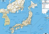 Detailed Clear Large Road Map of Japan - Ezilon Maps