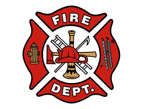 Fire Department Logo Svg Fire Dept Svg Firefighter Svg Maltese Cross