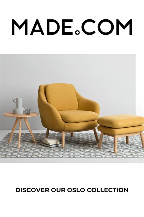 Strandmon armchair, skiftebo yellow bringing new life to an old favorite. MADE Yolk Yellow Armchair | Yellow armchair, Chair, Fabric ...