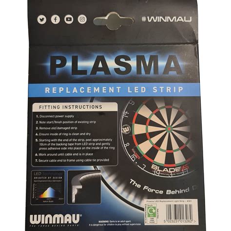 Winmau Plasma Replacement Led Strip For Sale Avid Darts Australia