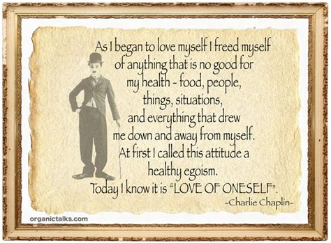 Charlie Chaplin As I Began To Love Myself