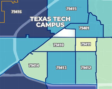 If you are having trouble seeing the map or. Zip codes near Texas Tech have highest number of ...