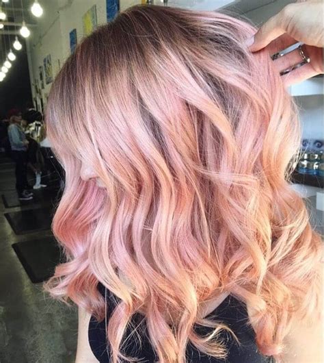 According to instagram, the pretty little liars star added pink highlights to her brunette hair with rose gold temporary tint from celebrity stylist kristin ess's haircare line. 50 Irresistible Rose Gold Hair Color Looks for 2020