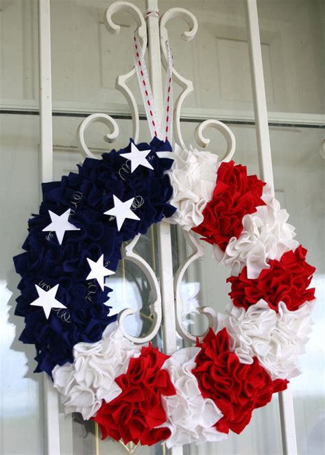 Picture Of Diy Patriotic Wreath