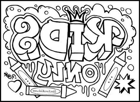 Cool Coloring Pages Graffiti Coloring Home
