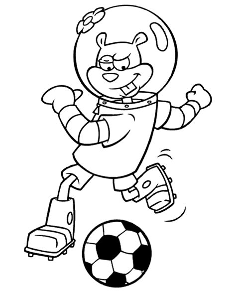 Sandy cheeks coloring page print coloring page download pdf tags: Sandy Cheeks coloring pages SpongeBob - Topcoloringpages.net