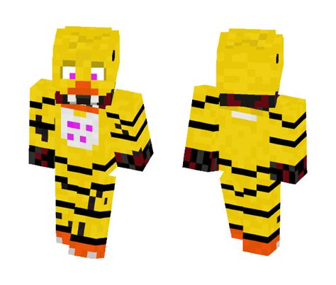 Download Withered Chica Fnaf 2 Minecraft Skin For Free