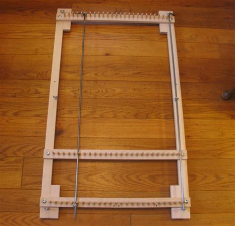 Adjustable Twining Loom For Rag Rugs Place Mats And Potholders Maple