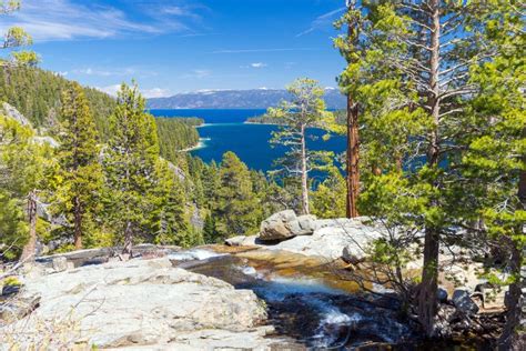 Landscape Of Lake Tahoe Emerald Bay Stock Photo Image Of Tourism