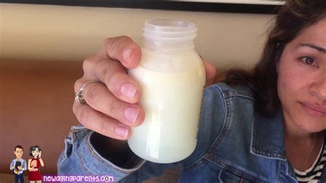 manually pumping your breast milk it s like milking a cow youtube