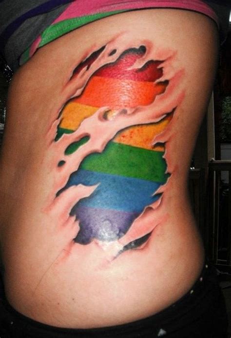 9 Amazing Ripped Skin Tattoo Ideas Designs And Images Styles At Life