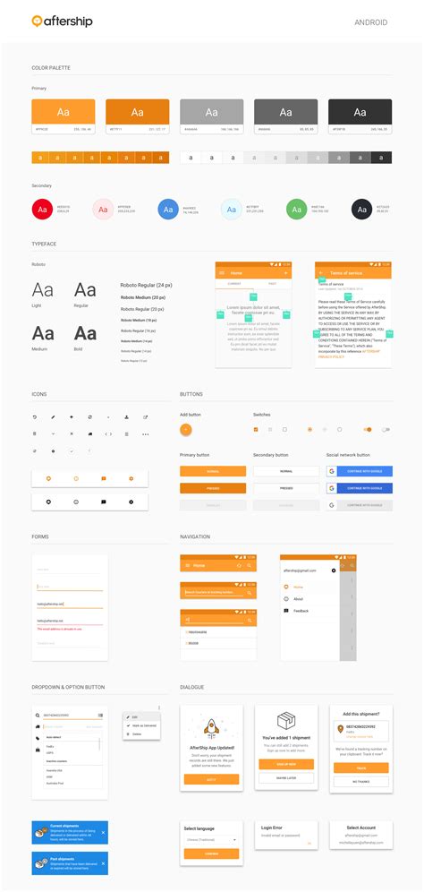 Android App Ui Style Guide Michelle Yuen Product Designer In Amsterdam