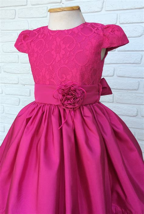Vestido Infantil Festa Pink Nina Baunilha Elo7