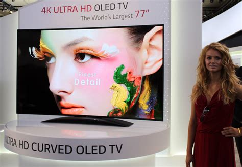 LG Unveils Amazing 77 4K OLED TV FlatpanelsHD