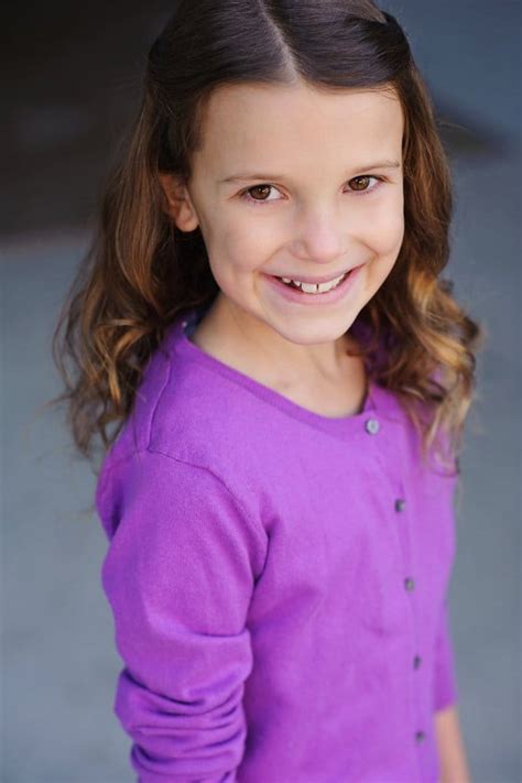 She is an amazing actress and her acting skill is fantastic. Picture of Millie Bobby Brown