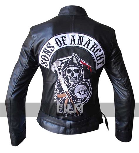 Sons Of Anarchy Women Biker Leather Jacket Leather Jackets Women