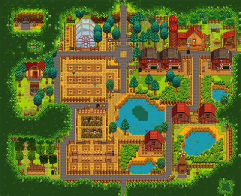 Click to open farm gallery | Stardew valley, Stardew valley farms, Stardew valley tips