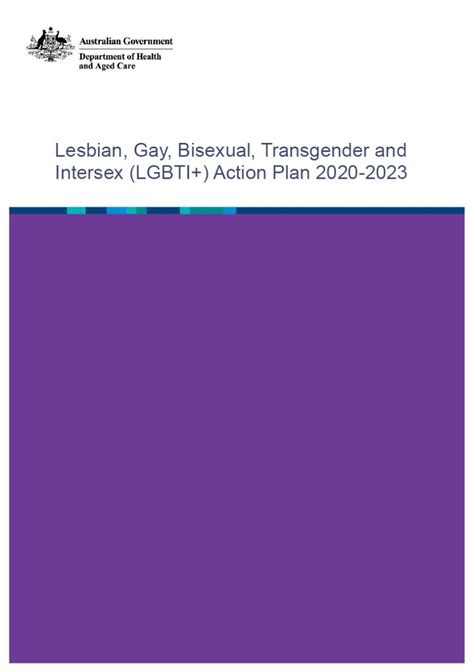Lesbian Gay Bisexual Transgender And Intersex Action Plan 202023