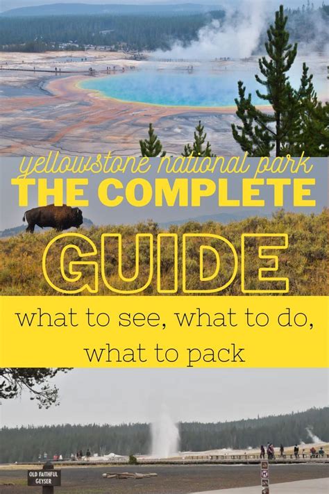 in this post i m giving you everything you need to plan your trip to yellowstone yellowstone