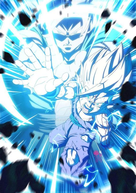 Father And Son Kamehameha By Limandao On Deviantart Dragon Ball