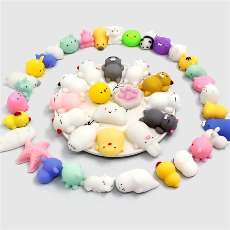 Buy 36pcs Mochi Squishy Toys Mini Squishies Kawaii Animal Squishies