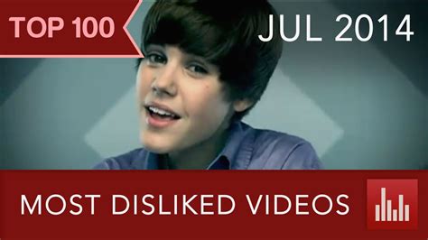 Top 100 Most Disliked Videos On Youtube Jul 2014 Youtube