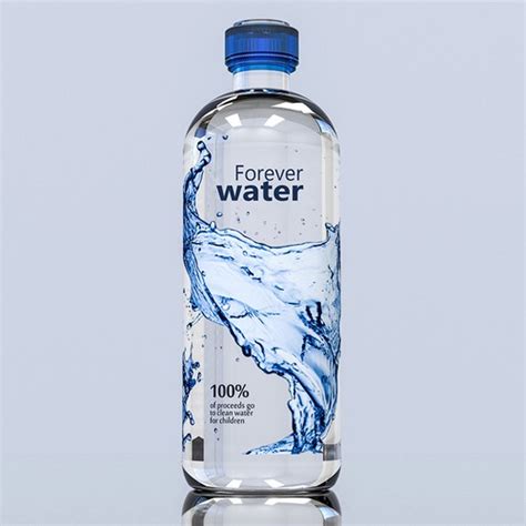 Bottled Water Design Forever Water Product Packaging Contest