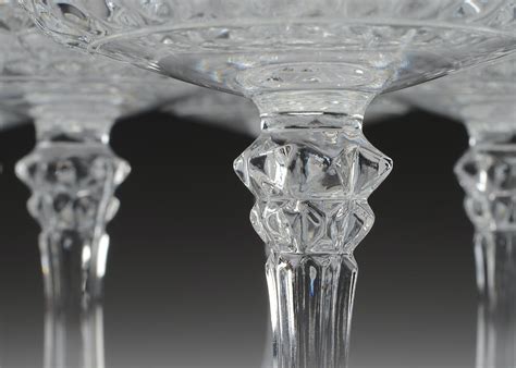 Cristal Darques Longchamp Lead Crystal Champagnesherbet Glasses Ebth