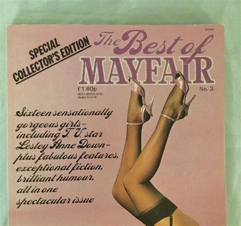 Vintage The Best Of Mayfair 3 Mens Mag Leslie Anne Down BB EBay