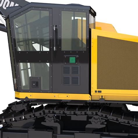 Tracked Feller Buncher D Model Cgtrader