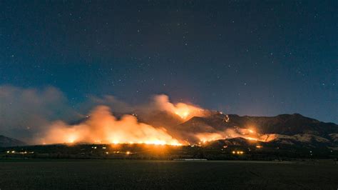 Thomas Fire Time Lapse Californias Largest Fire In Recorded History