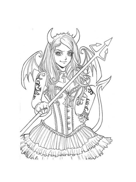 Demons Coloring Pages
