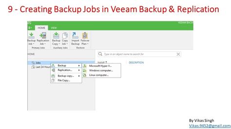 Veeam Advance Training 9 Creating Backup Jobs In Veeam Backup