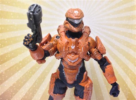 Halo 4 Series 2 Rust Spartan Scout Figure Review Mcfarlane Toys Halo