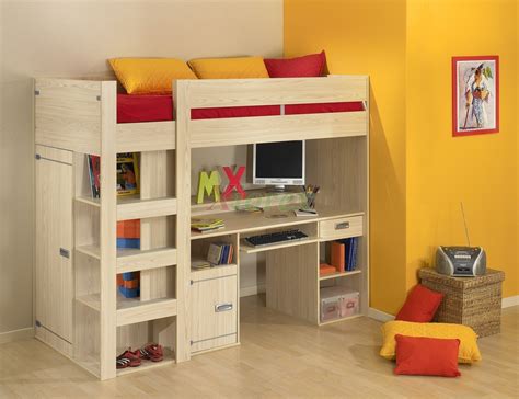 Low loft bed with desk. Bunk Bed with Desk For Your Kids - HomesFeed