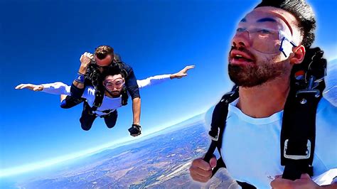 I Went Skydiving Heres What Happened Youtube