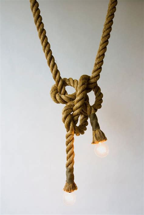And This One Rope Pendant Light Rope Lights Rope Light
