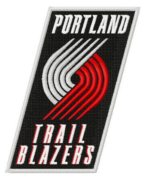 Pngkit selects 14 hd portland trail blazers logo png images for free download. Portland Trail Blazers logo machine embroidery design