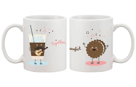 Anniversary gifts for your husband, wife, girlfriend or boyfriend. Amazon.com: Ice Coffee Cookie Matching Couple Mugs ...