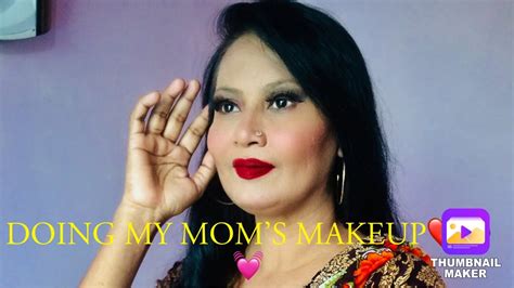 doing my mom s makeup 💄🧿💓 youtube