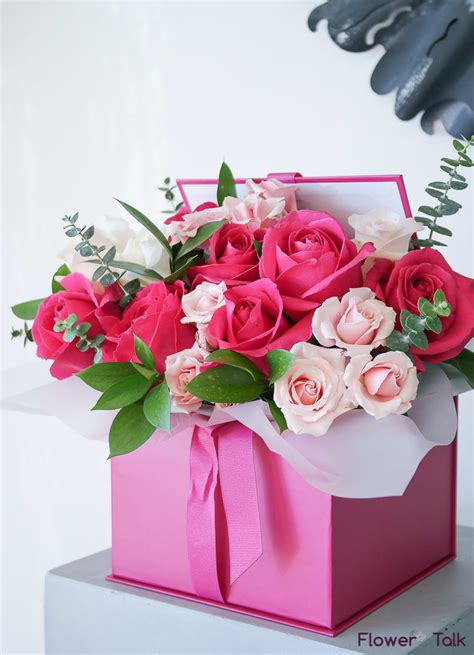 Elegant gifts crafted to last a lifetime! Blushing Pink Bloom Box in Duluth, GA | Flower Talk