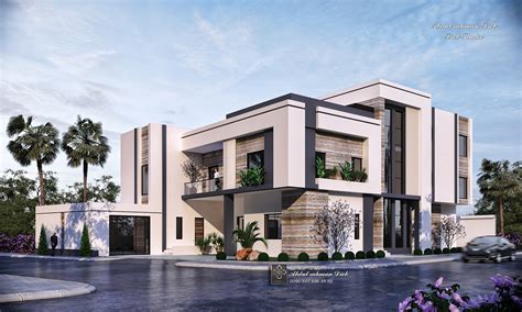 Elegant Modern Villa In Ksa On Behance