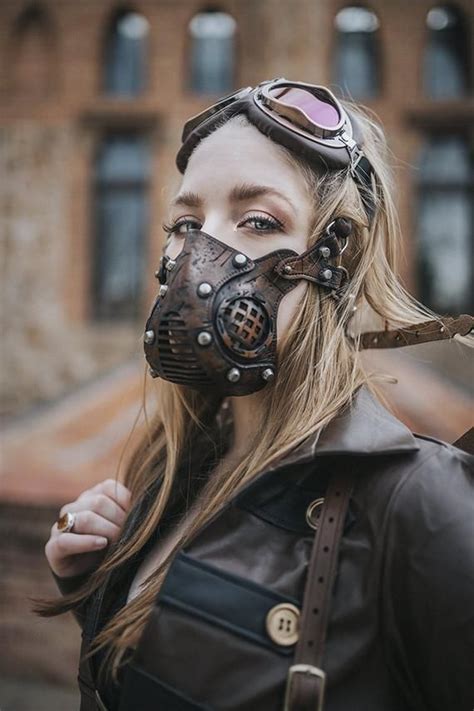 Face Mask Post Apocalyptic Leather Mask Mad Max Diesel Punk Etsy